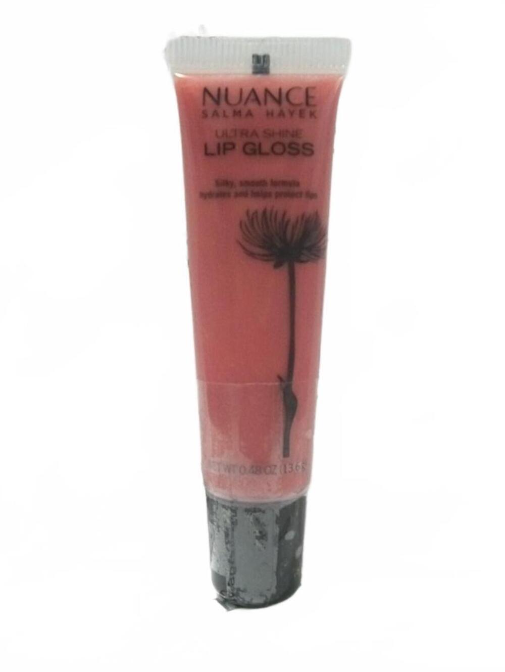 2 PACK Nuance Salma Hayek Ultra Shine Lip Gloss #125 Pomegranate